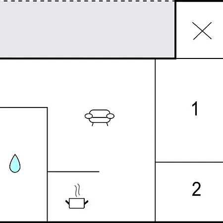 2 Bedroom In Dom wakacyjny *