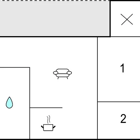 2 Bedroom In Nyaraló *