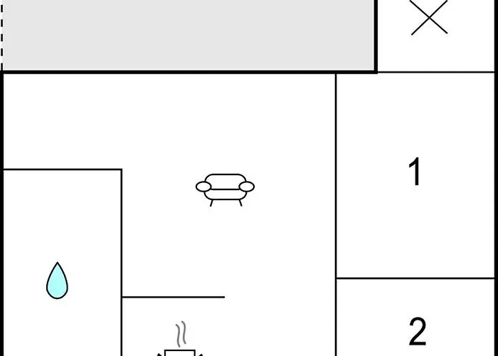 2 Bedroom In Casa de Férias *